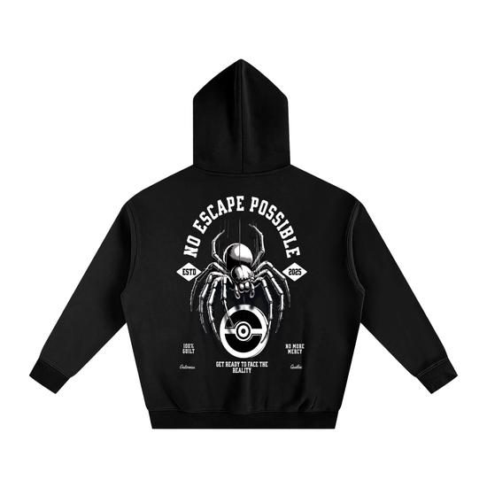 Oversize Fleeced Hoodie No escape possible ODMPOD