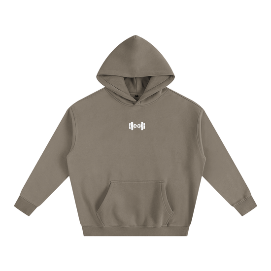 Oversize Fleeced Hoodie SKELETON ODMPOD