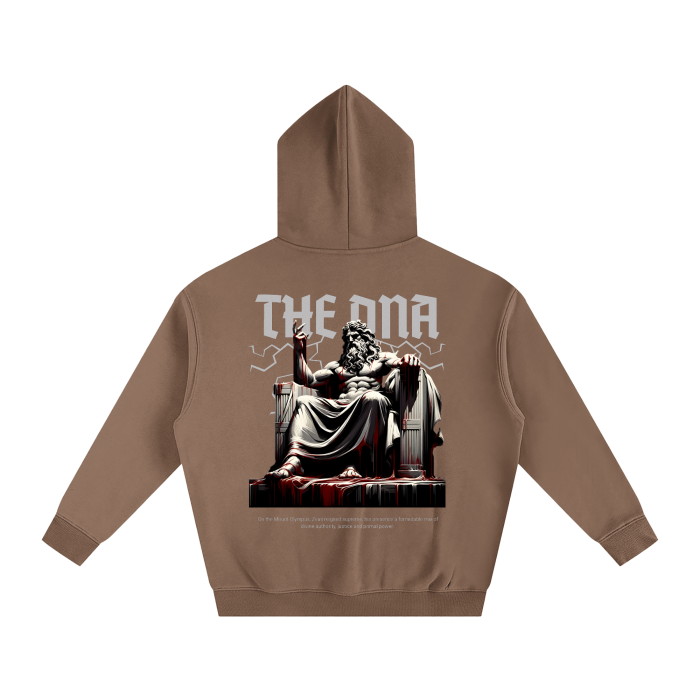 Oversize Fleeced Hoodie ZEUS DARK ODMPOD