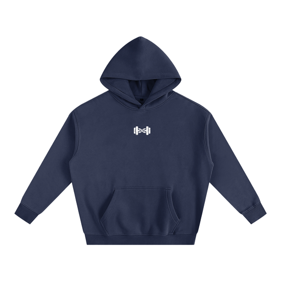 Oversize Fleeced Hoodie SKELETON ODMPOD