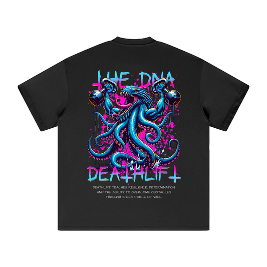 Heavyweight Earth Tone T-Shirt DEATHLIFT DARK ODMPOD