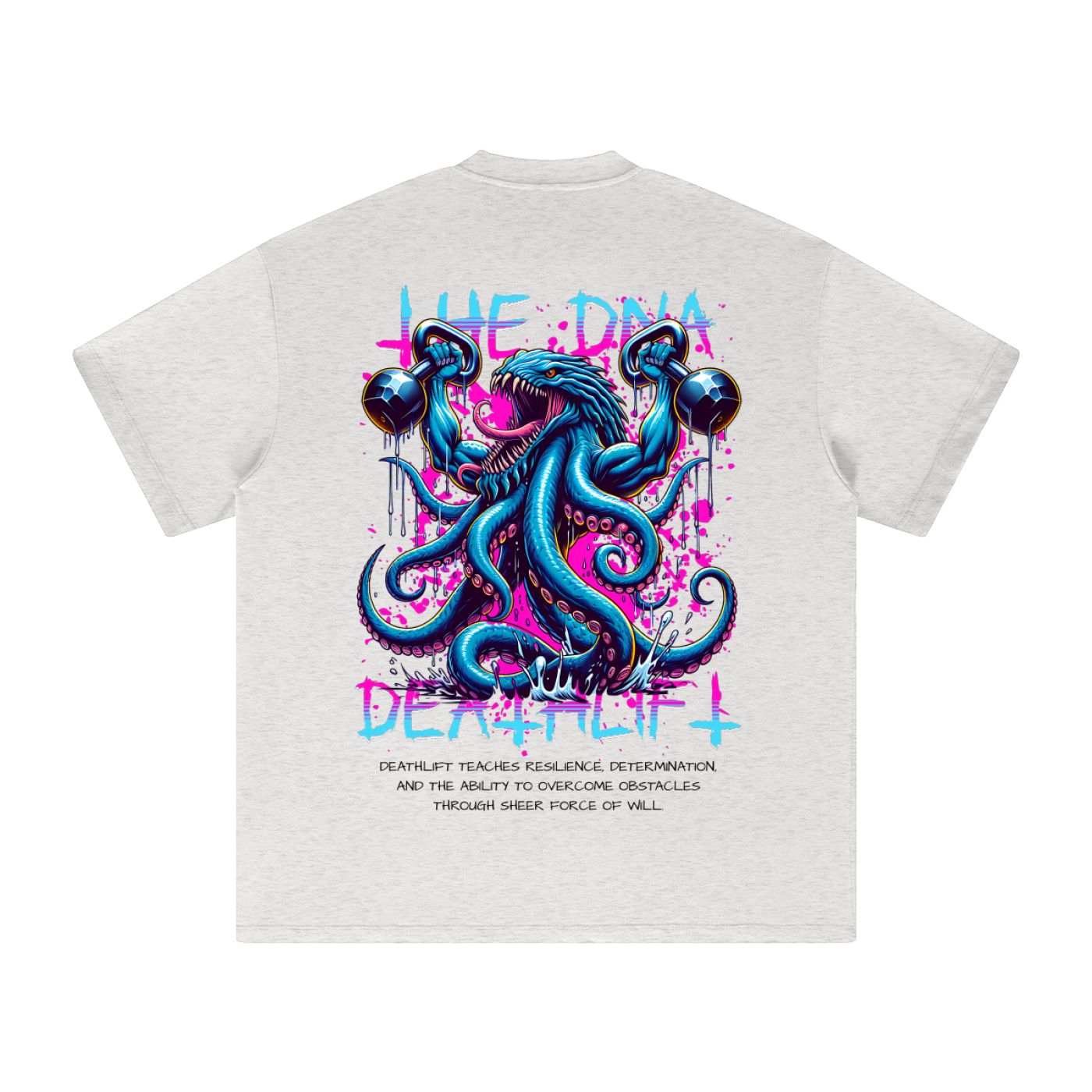 Heavyweight Earth Tone T-Shirt DEATHLIFT LIGHT ODMPOD