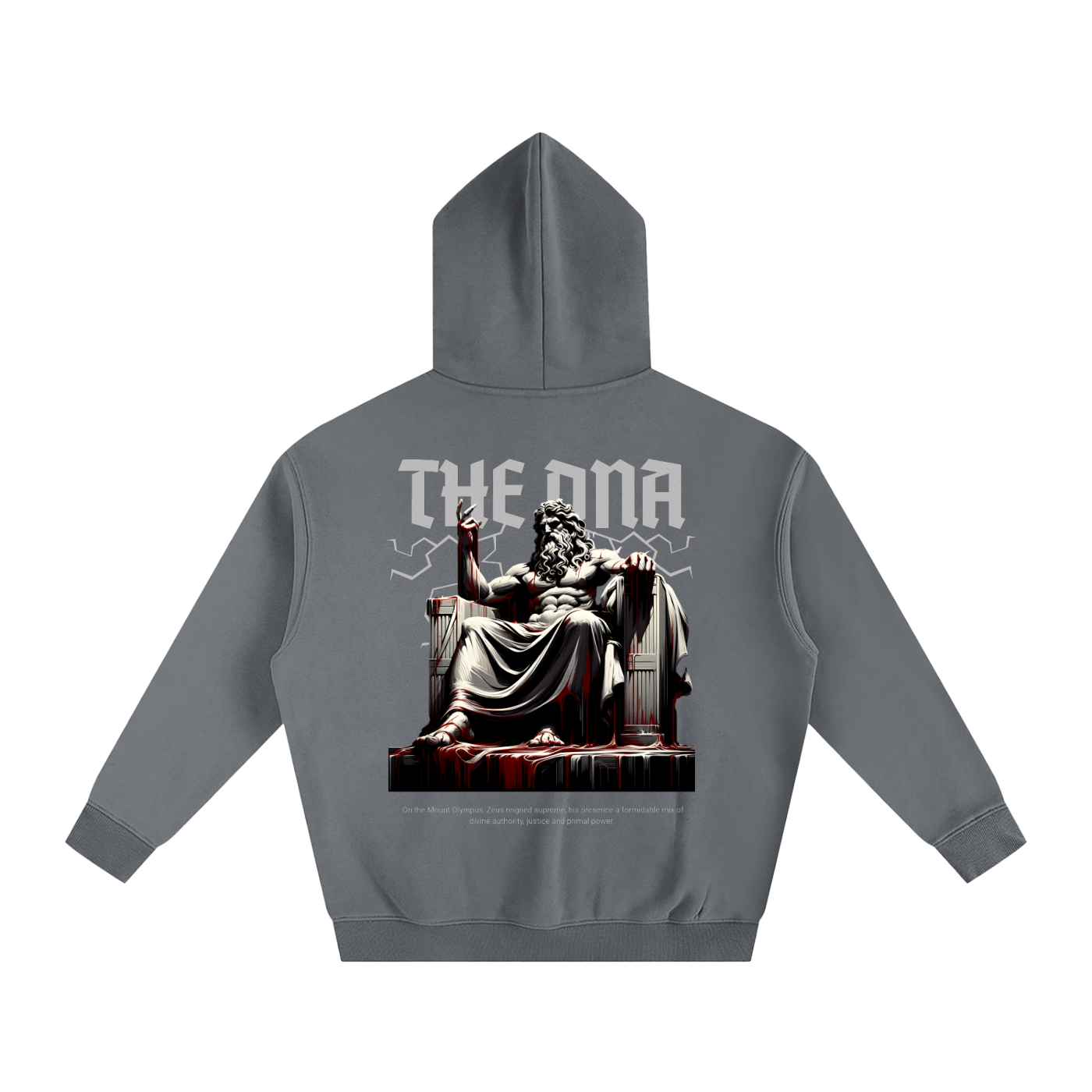 Oversize Fleeced Hoodie ZEUS DARK ODMPOD