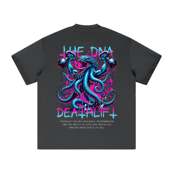 Heavyweight Earth Tone T-Shirt DEATHLIFT DARK ODMPOD