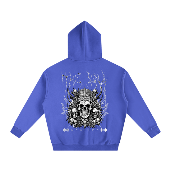 Oversize Fleeced Hoodie SKELETON ODMPOD
