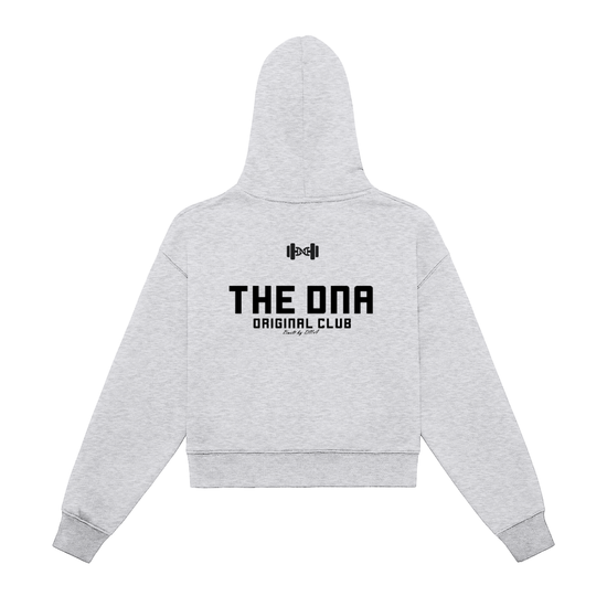 Fleeced Zip-Up Cropped Hoodie Light Colors ODMPOD