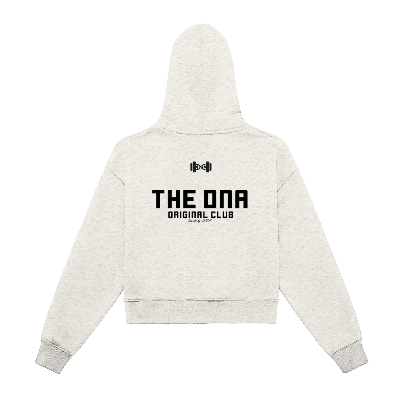 Fleeced Zip-Up Cropped Hoodie Light Colors ODMPOD